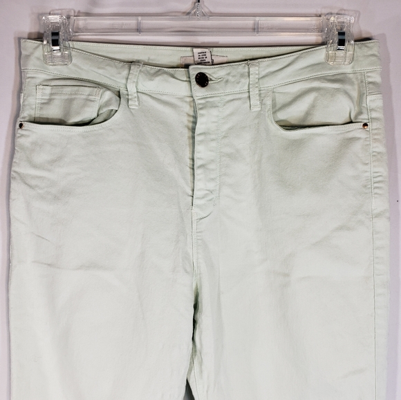 Forever 21 Mint Green Five Pocket Skinny Jeans Size 31 - Picture 2 of 6